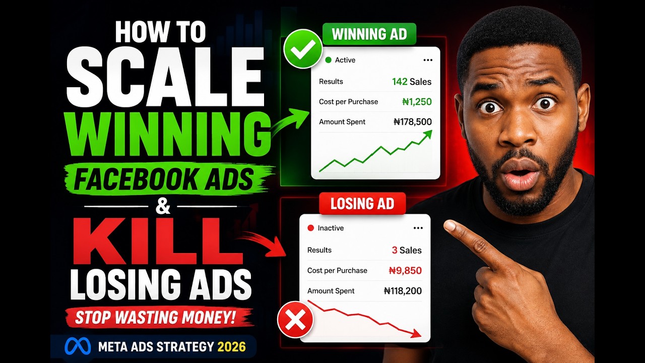 How to Scale Winning Facebook Ads & Kill Losing Ads | Meta Ads Strategy 2026