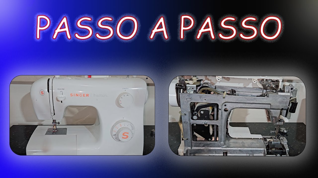 Como desmontar a máquina de costura Singer Tradition