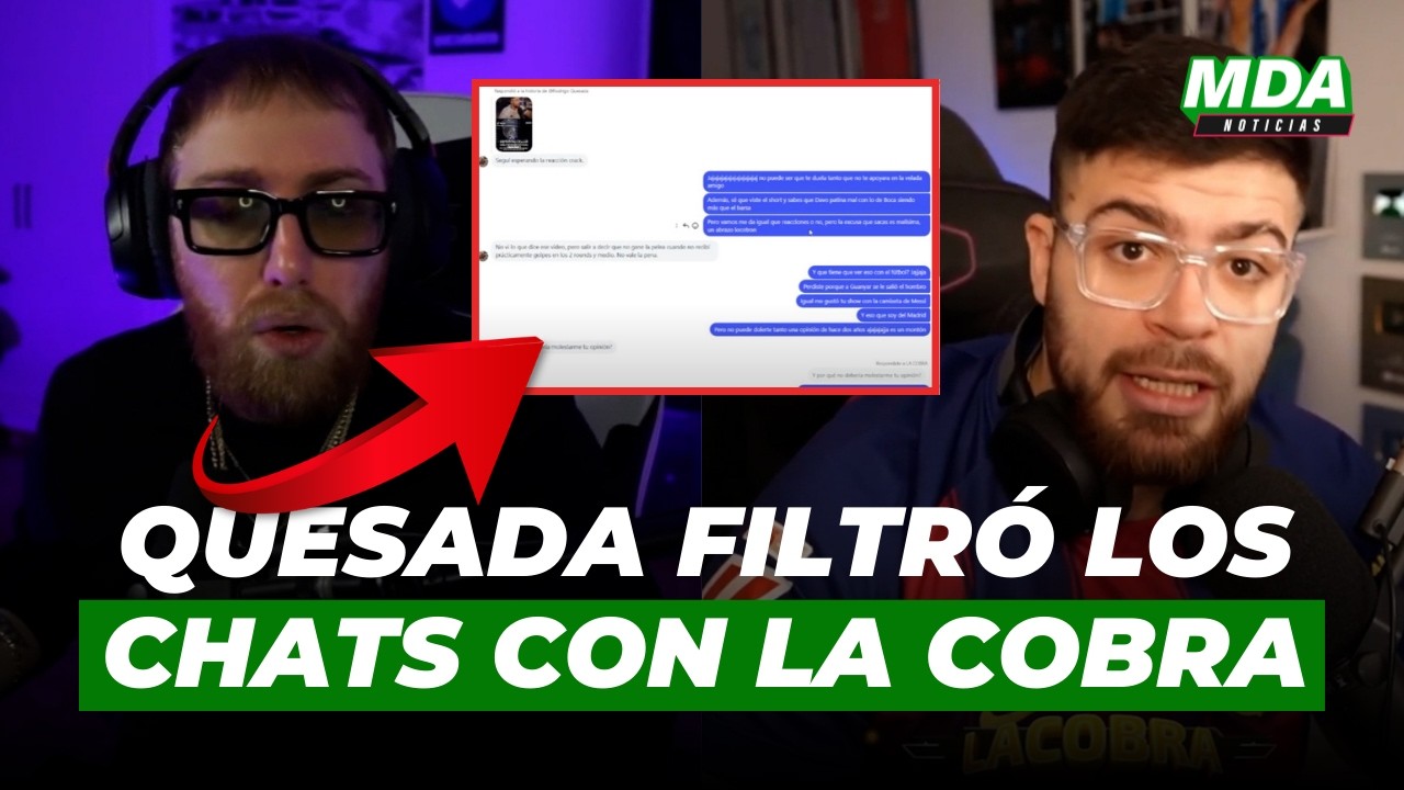 ESTALLÓ la POLÉMICA entre LA COBRA y RODRIGO QUESADA: 