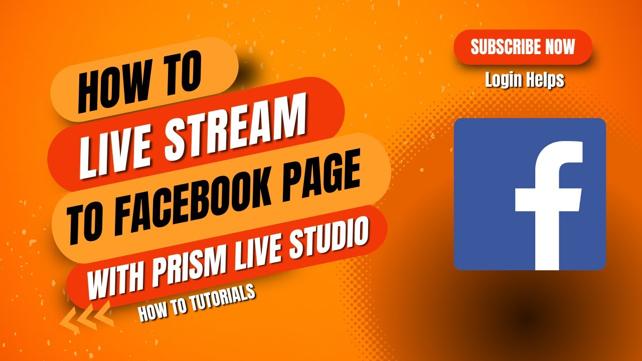 How to Live Stream to Facebook Page With Prism Live Studio?