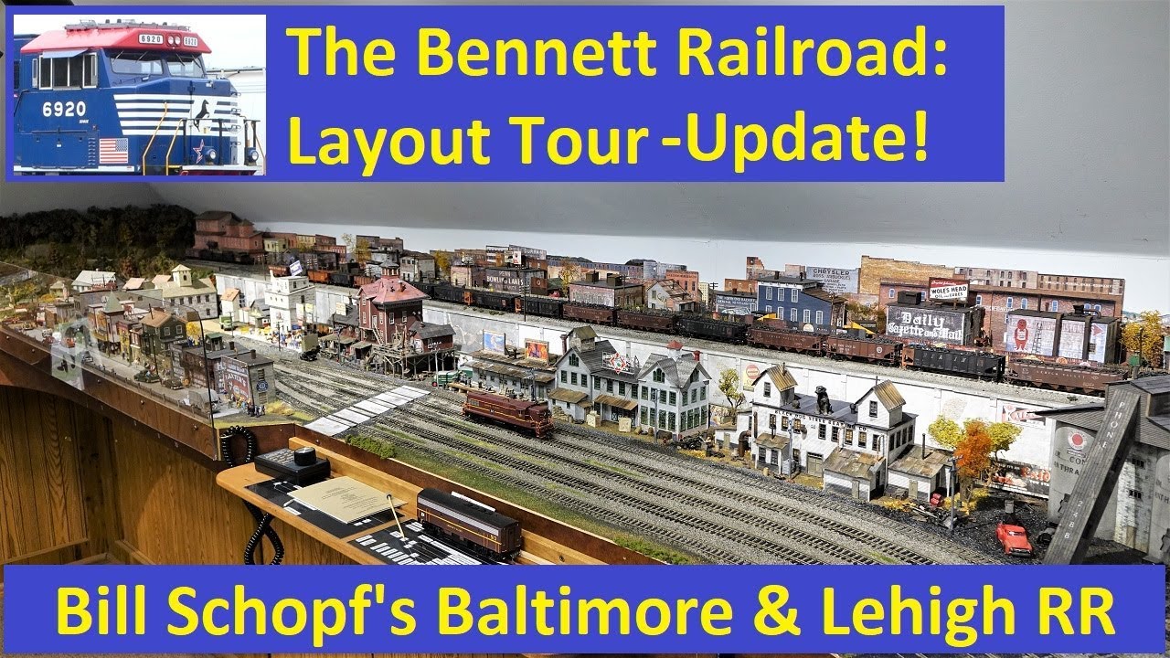 Layout Tour Update: Bill Schopf's  Baltimore & Lehigh RR