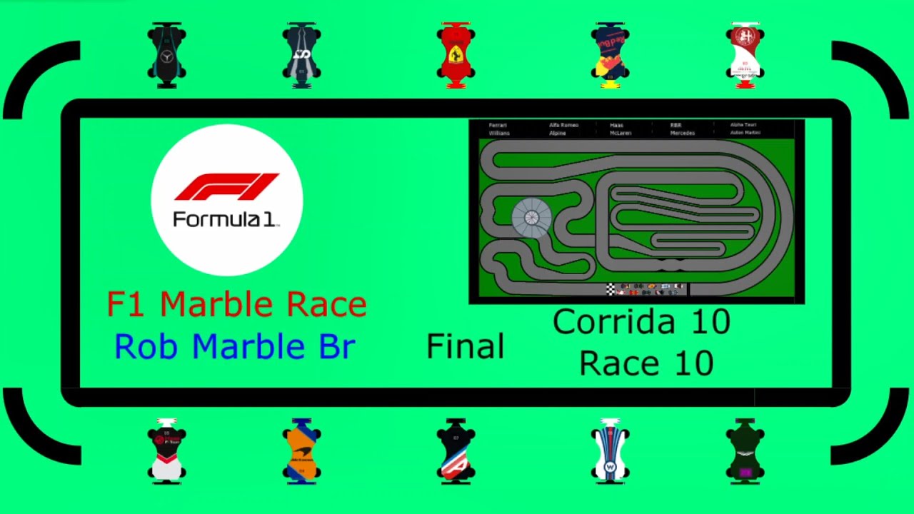 Marble Race - Formula 1 - Final - Corrida 10/Race 10