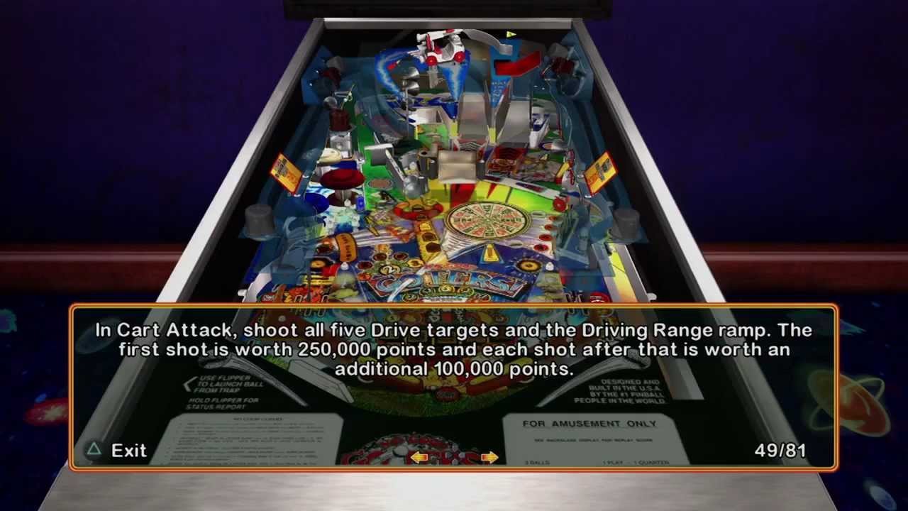 No Good Gofers Rules - Williams Pinball Classics