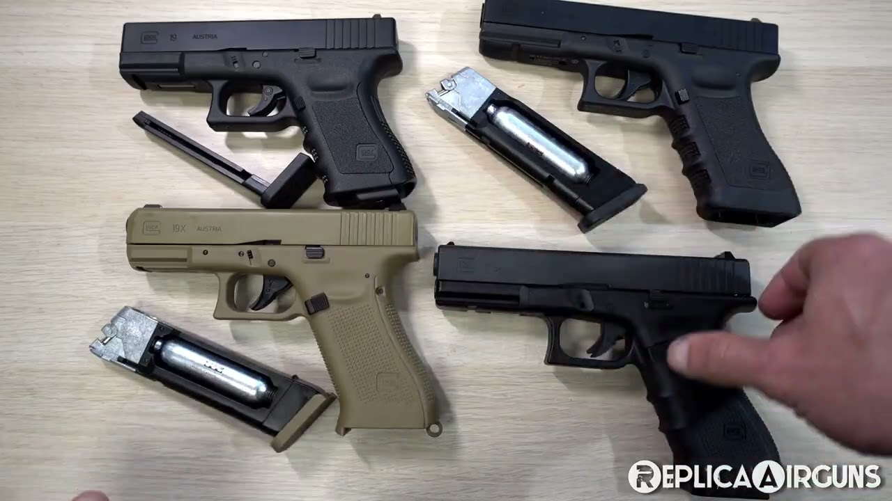 Umarex CO2 BB Pistol Glock Gen 3 vs Glock Gen 4 Comparison
