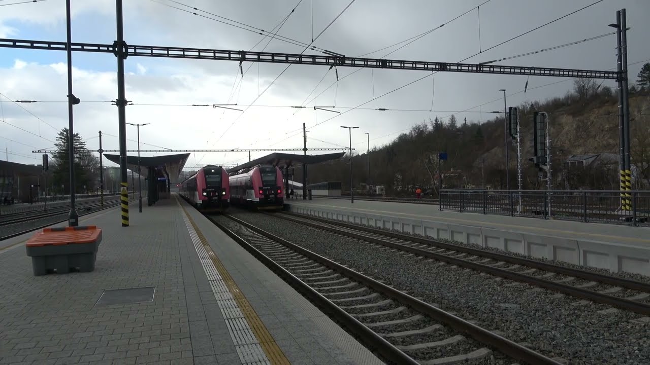 Osobní vlak 4615 odjezd Brno Královo Pole