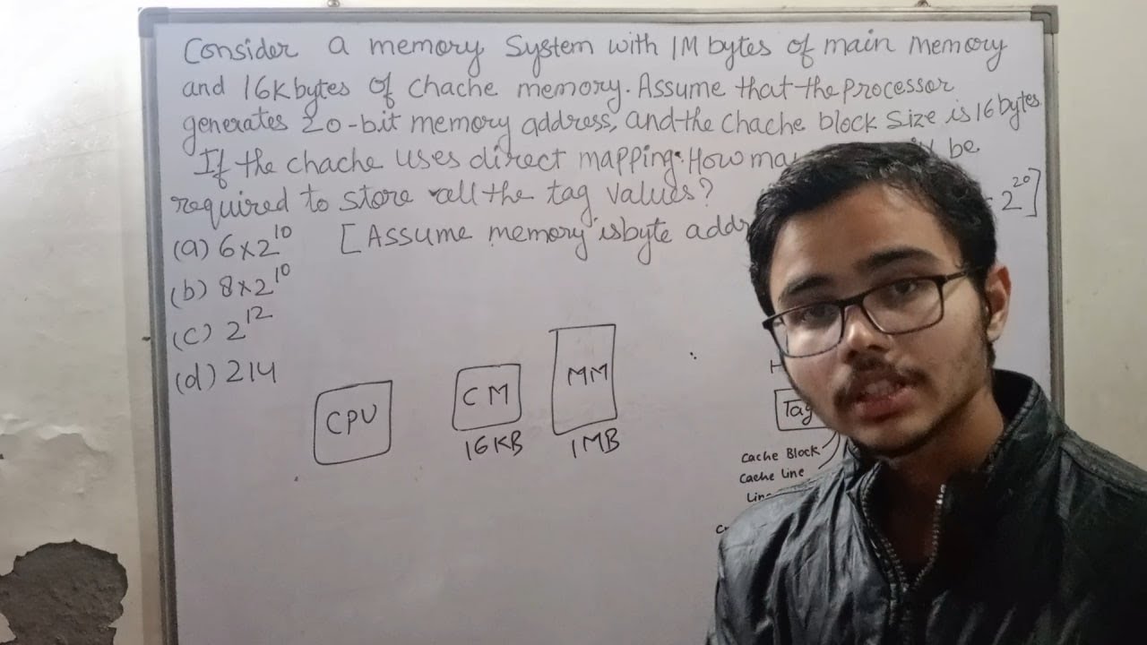 Direct Mapped Cache Numerical | Tag Bits Calculation | Cache Memory Problem | GATE COA