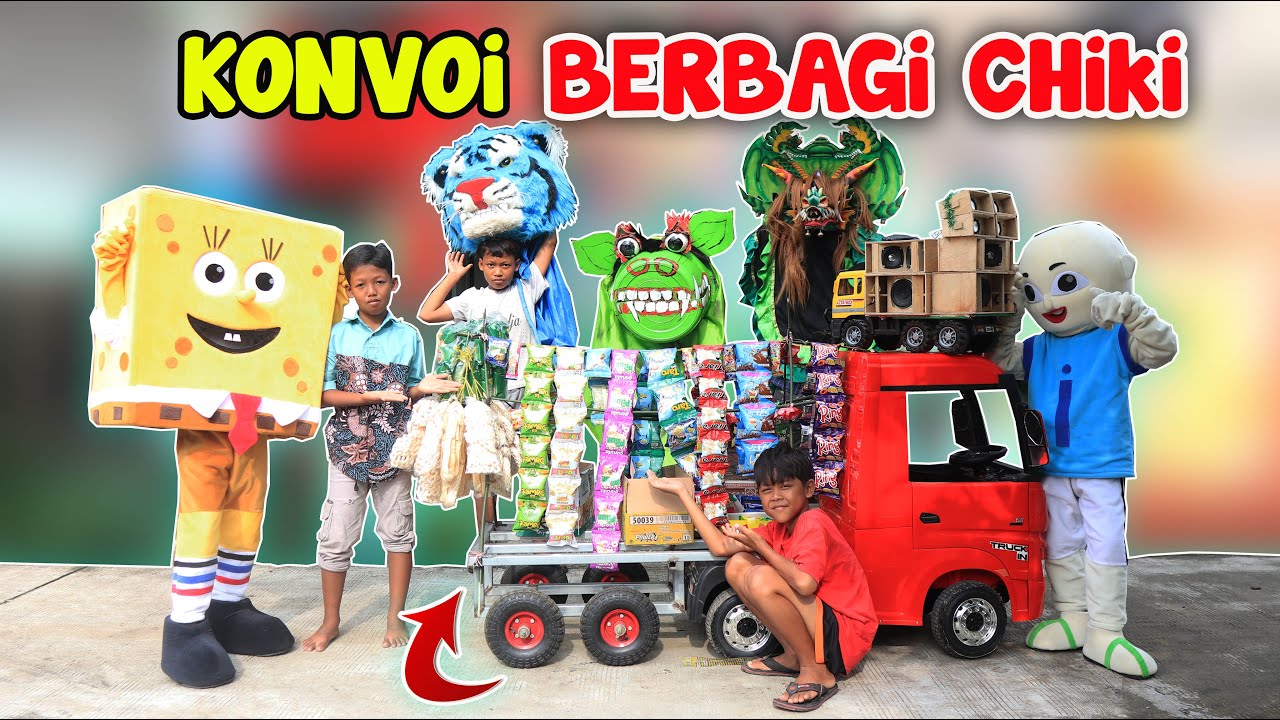 SANDI KONVOI BARONGAN SAMBIL BERBAGI CHIKI CIKI | sandi berbagi | Nadin And Friend