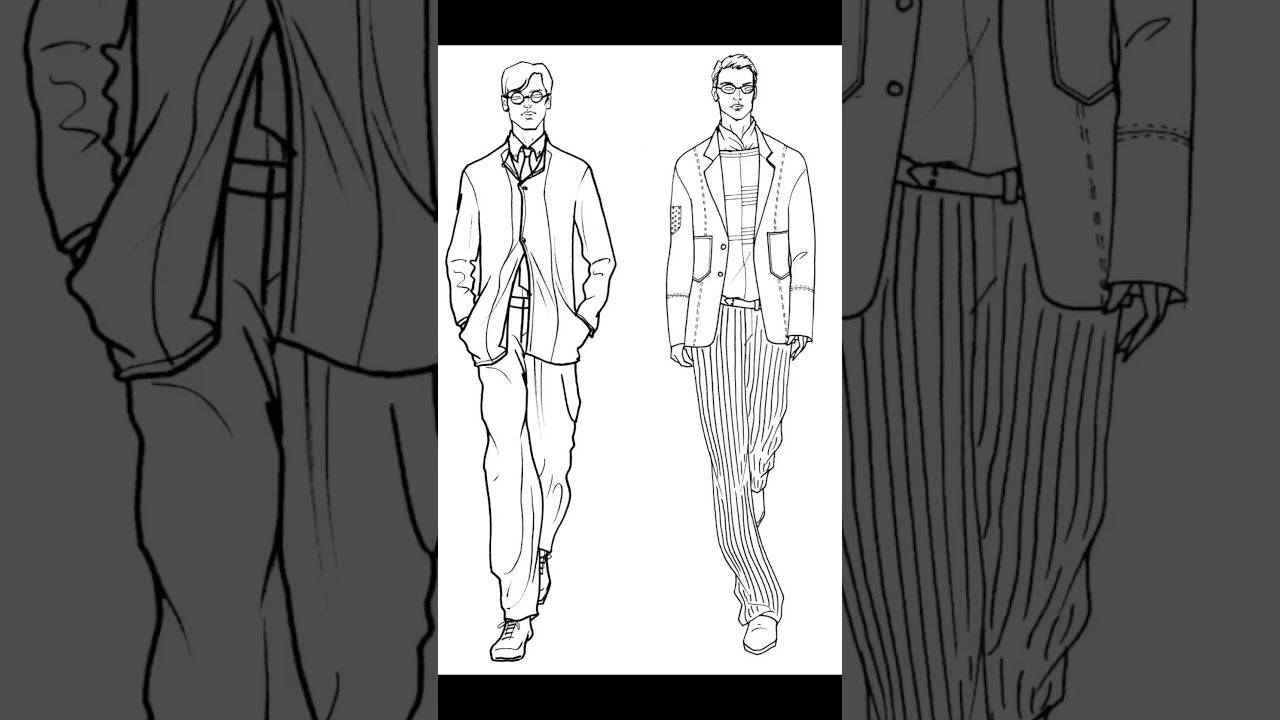 male croquis & poses