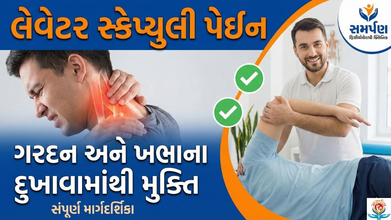 ગરદન અને ખભાના દુખાવાનો કાયમી ઈલાજ | Levator Scapulae Pain Relief Exercises