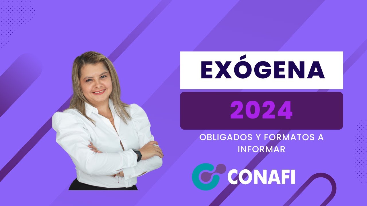 ¿Cómo presentar información exógena 2024?