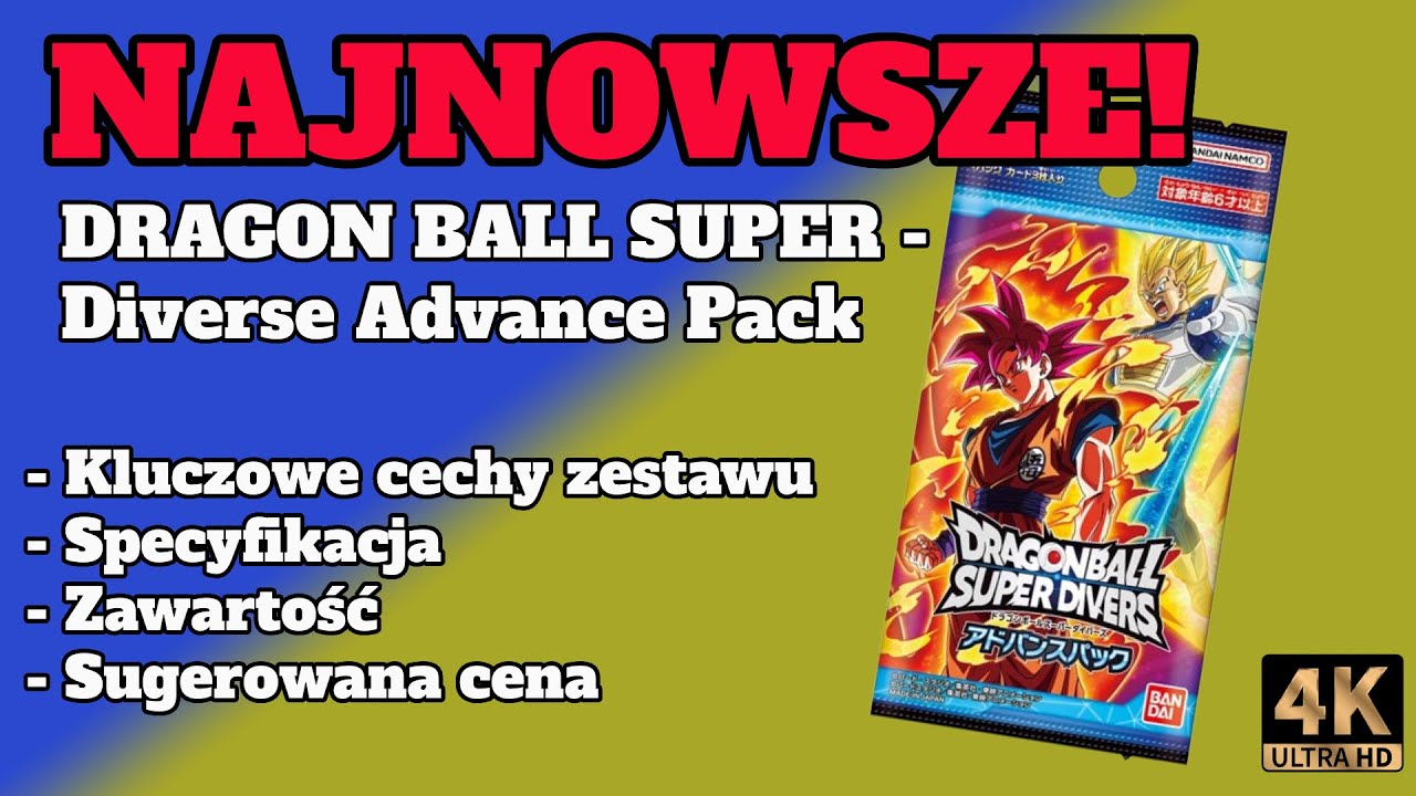 ❗️NAJNOWSZE❗️ Karty DRAGON BALL SUPER DIVERS ADVANCE PACK. Karty Japonskie. #dragonball #opening
