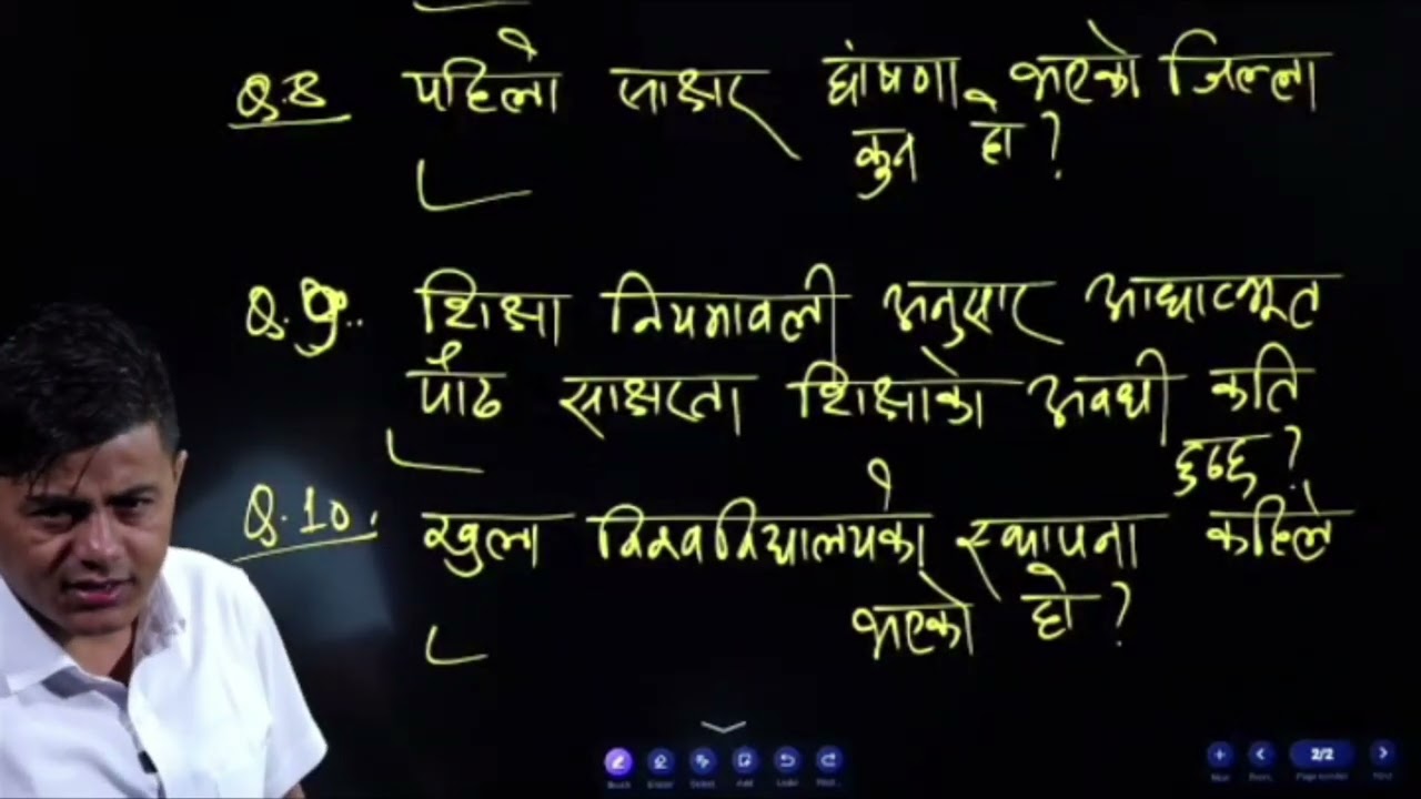 २.५ अनौपचारिक शिक्षा (साक्षरता शिक्षा डिजिटल साक्षरता वैकल्पिक तथा निरन्तर शिक्षा र खुल्ला तथा दूर.)