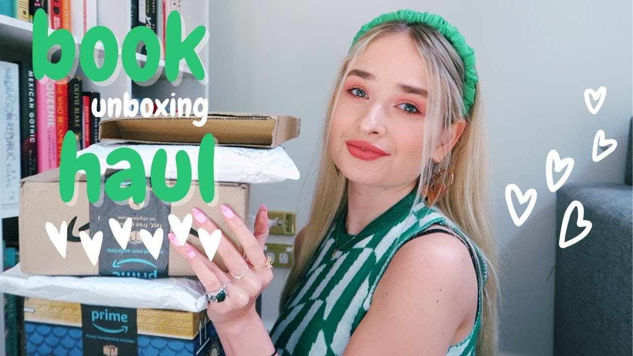book unboxing haul because i'm obsessed with reading again