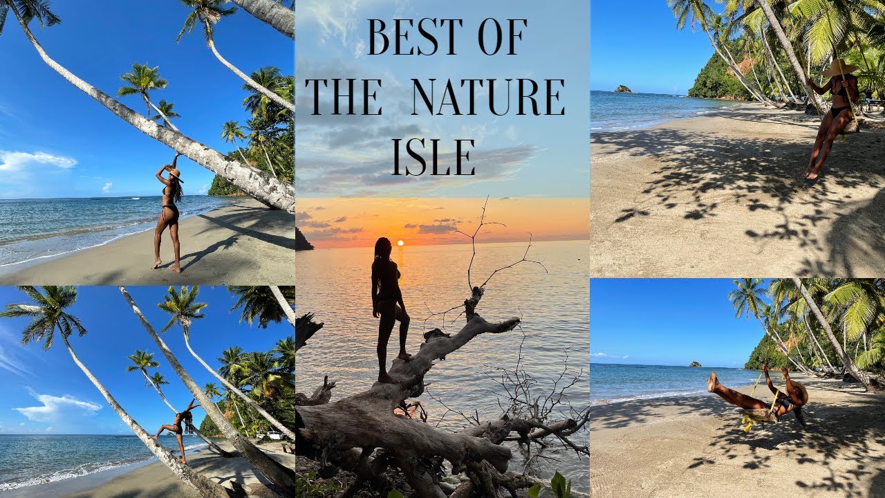 BEST BEACH IN DOMINICA | BATIBOU BEACH DOMINICA. SPEND THE DAY WITH ME :)