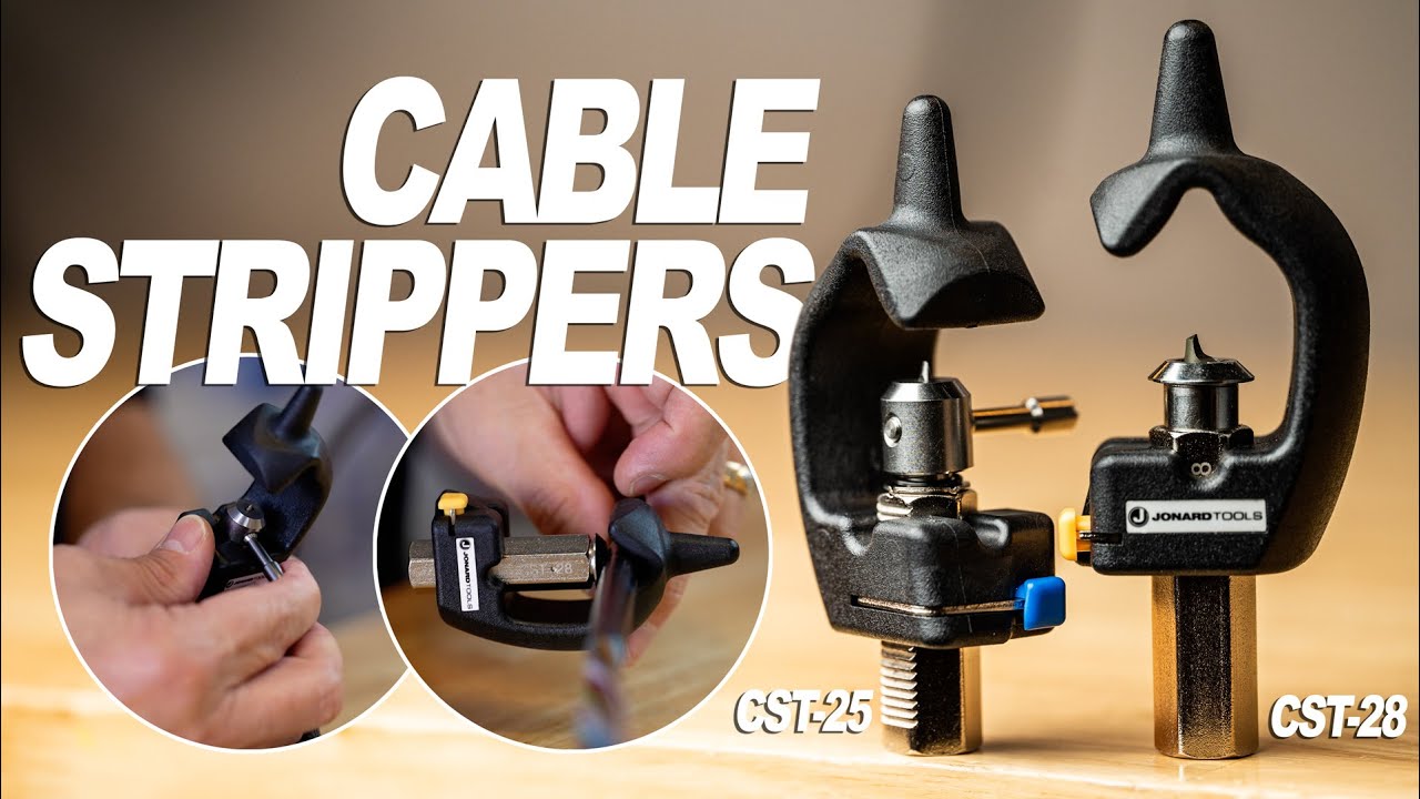 Jonard Tools Cable Strippers (CST-25 & CST -28) Product Video