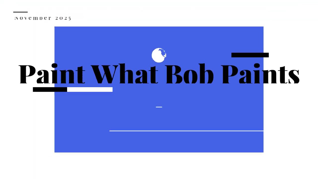 Paint What Bob Paints Series Not Quite Spring - Season 25 Ep. 3 Digital Painting Tutorial SpeedPaint