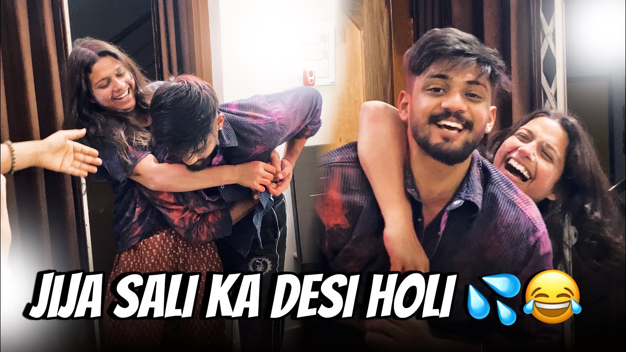 Jija Sali Ki Aisi Holi 😳🔥 Bihari Desi Style Mein Had Paar , Unfiltered Masti ‘ 