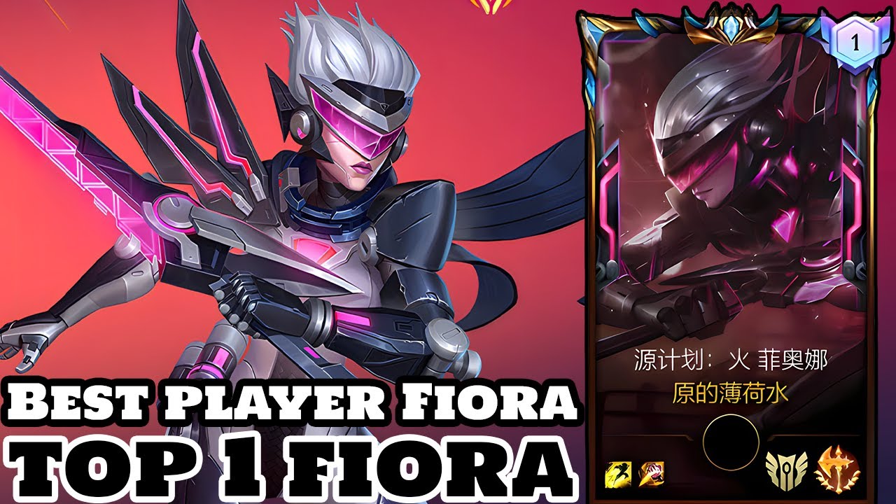 Wild Rift Fiora - Top 1 Fiora Gameplay Rank Challenger