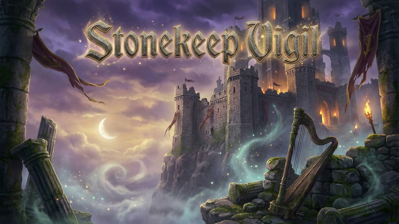 STONEKEEP VIGIL — DARK MEDIEVAL AMBIENCE | RPG, D&D | FANTASY MUSIC (CC0)