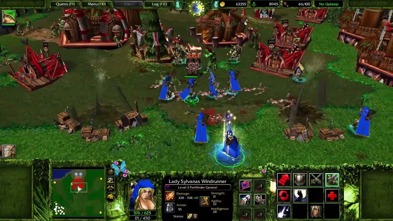 Warcraft III [Campaign] - Sylvanas: An Elven Story by YashaWindrunner (Full)