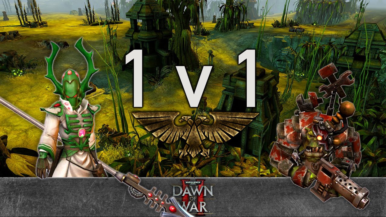 Warhammer 40k: Dawn of War 2 - 1v1 | Sasha - Warlock [vs] Fathom - Mekboy