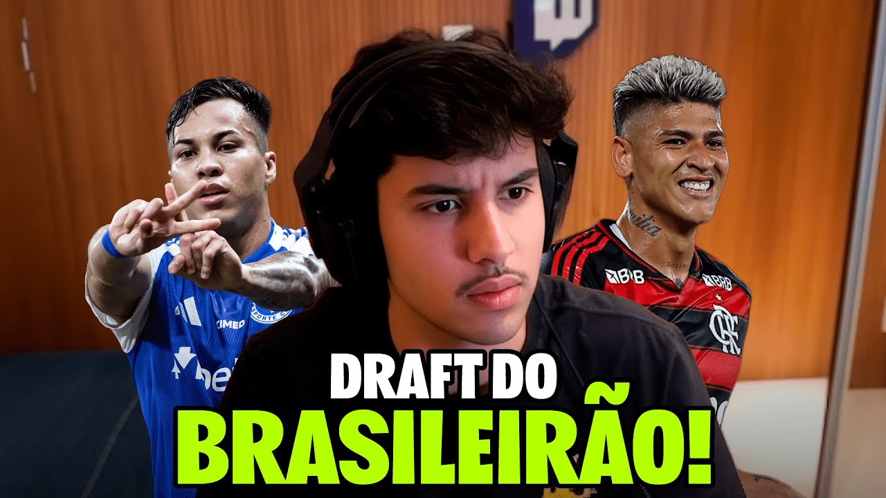 O SUPER DRAFT DO BRASILEIR&Atilde;O 2026!!! QUEM LEVOU A MELHOR?