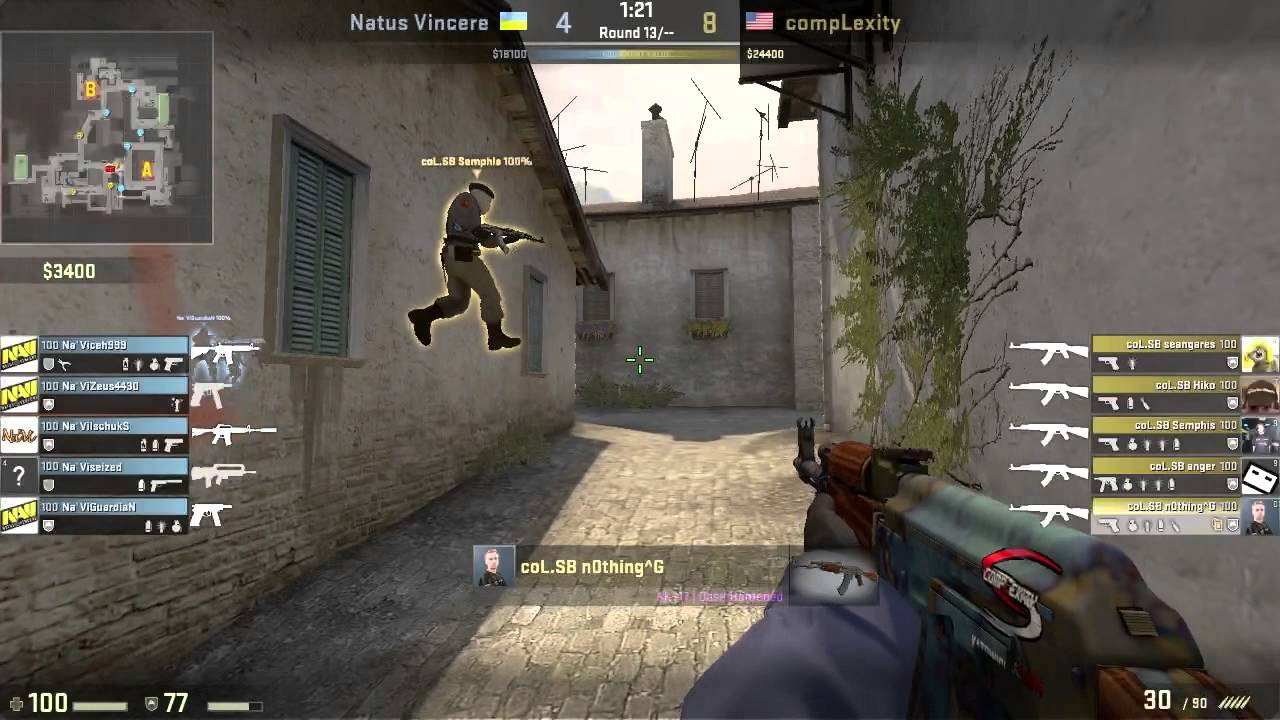 CS:GO de_inferno POV n0thing (29/14) vs Na'Vi @ ESEA Invite Season 16 Global Finals (June 28, 2014)
