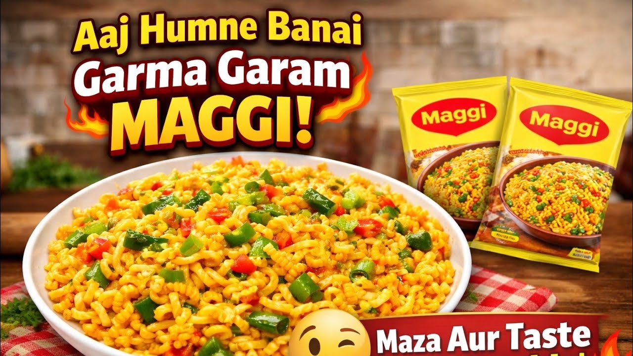 Aaj Mood Tha Maggi Ka 🍜 | Bana Di Full Desi Style # viral video # indian vlogs 