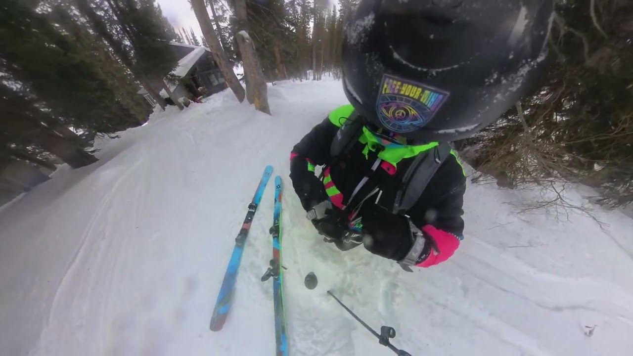 Skiing at Brighton - Trees - Snake Creek to Crest - 065 - 1.23.26