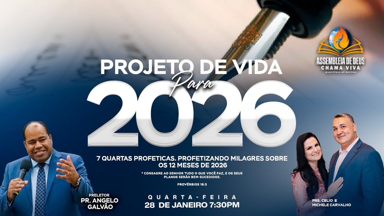 Pr. Angelo Galvao | Culto de Campanha 7:30 | AD Chama Viva