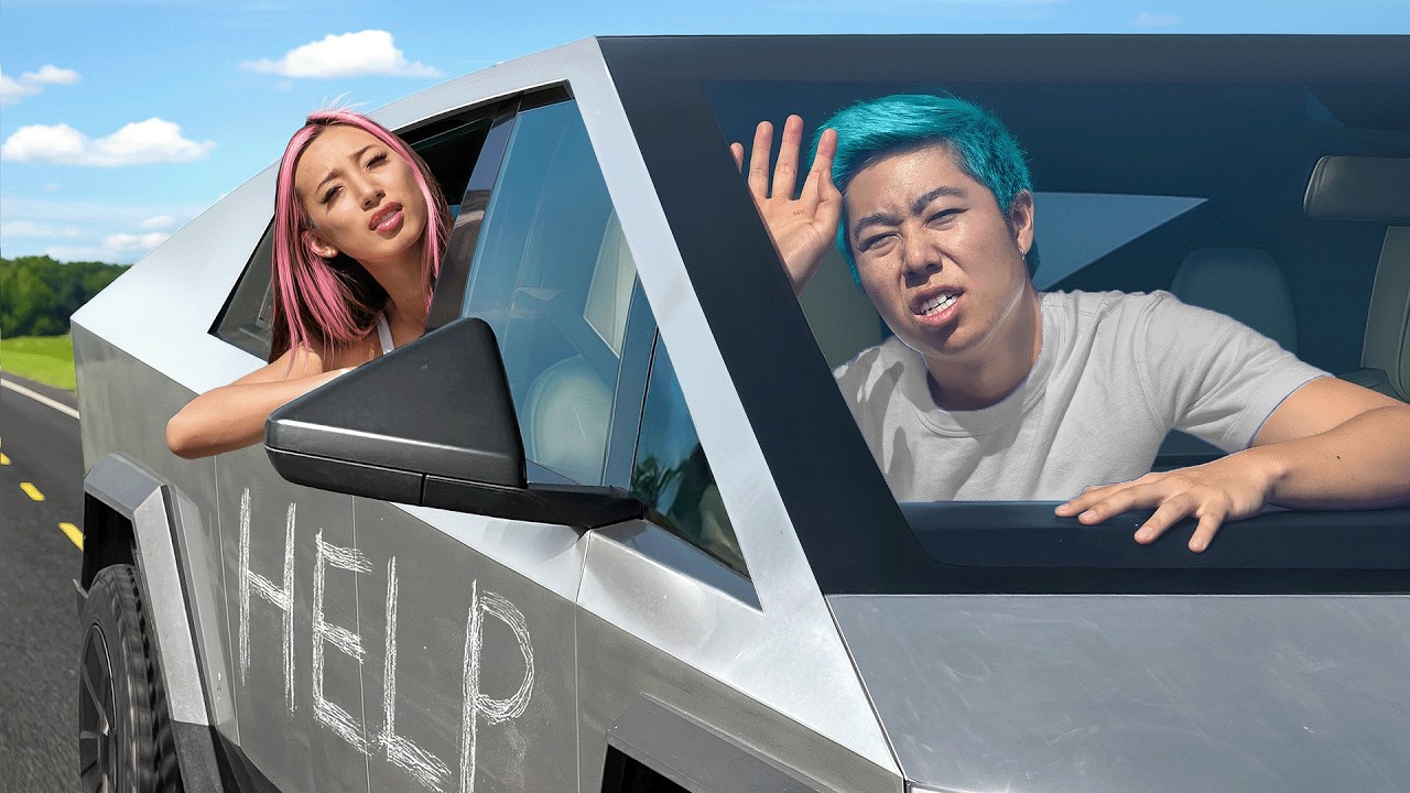 Surviving 7 Days In A Cybertruck With My Wife