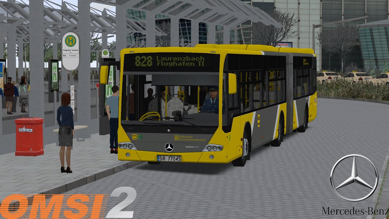 Omsi 2 - Ahlheim Laurenzbach Updated - Line 828 - Mercedes Benz Conecto G LF