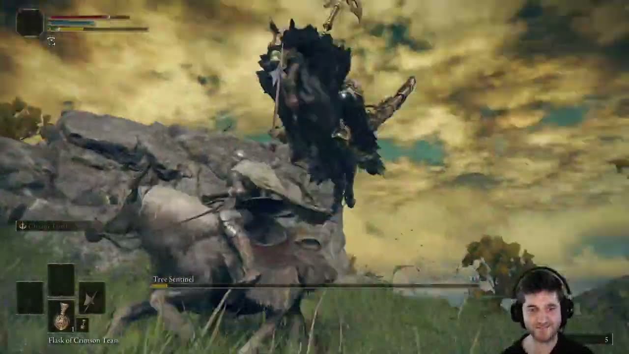 Elden Ring - Tree Sentinel Boss Fight