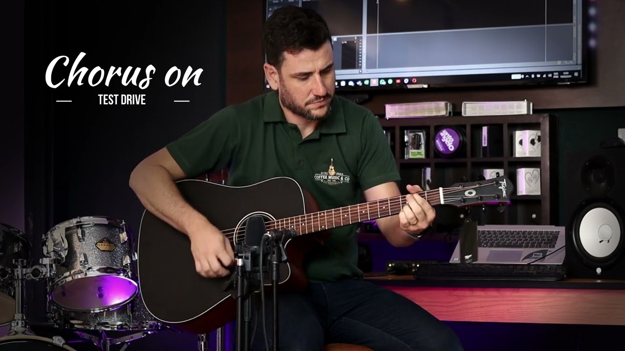 Viol&atilde;o Tagima Metropolis Preto Folk com efeitos e bluetooth  REVIEW