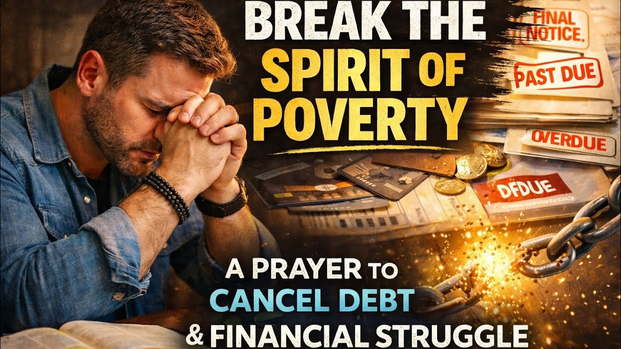 BREAK THE SPIRIT OF POVERTY | A Prayer to Cancel Debt & Financial Struggle