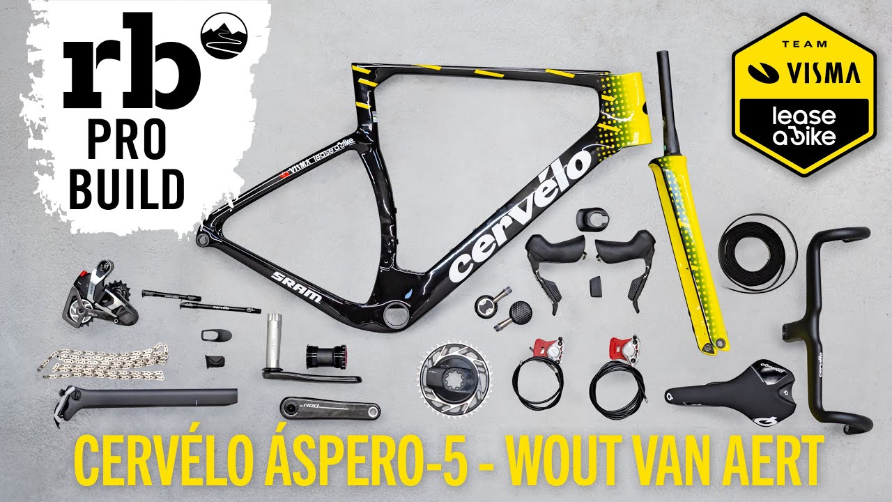 Inside Team Visma | Lease a Bike – Wout van Aert’s Cervélo Áspero-5 | Pro Build #roadbikechannel