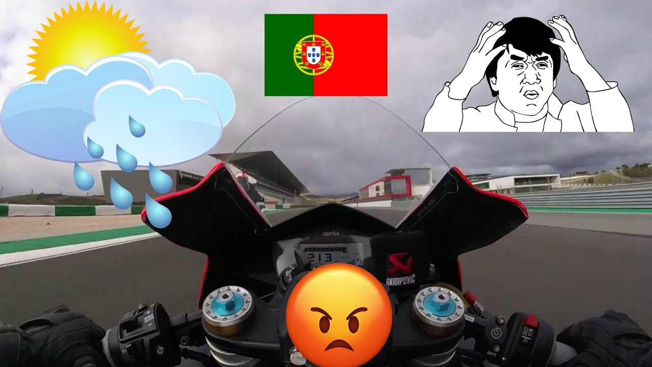 Видеоблог Crazy Portimao Trackday, погода и трасса, Faffery, эпизод 2/3, трек первого дня