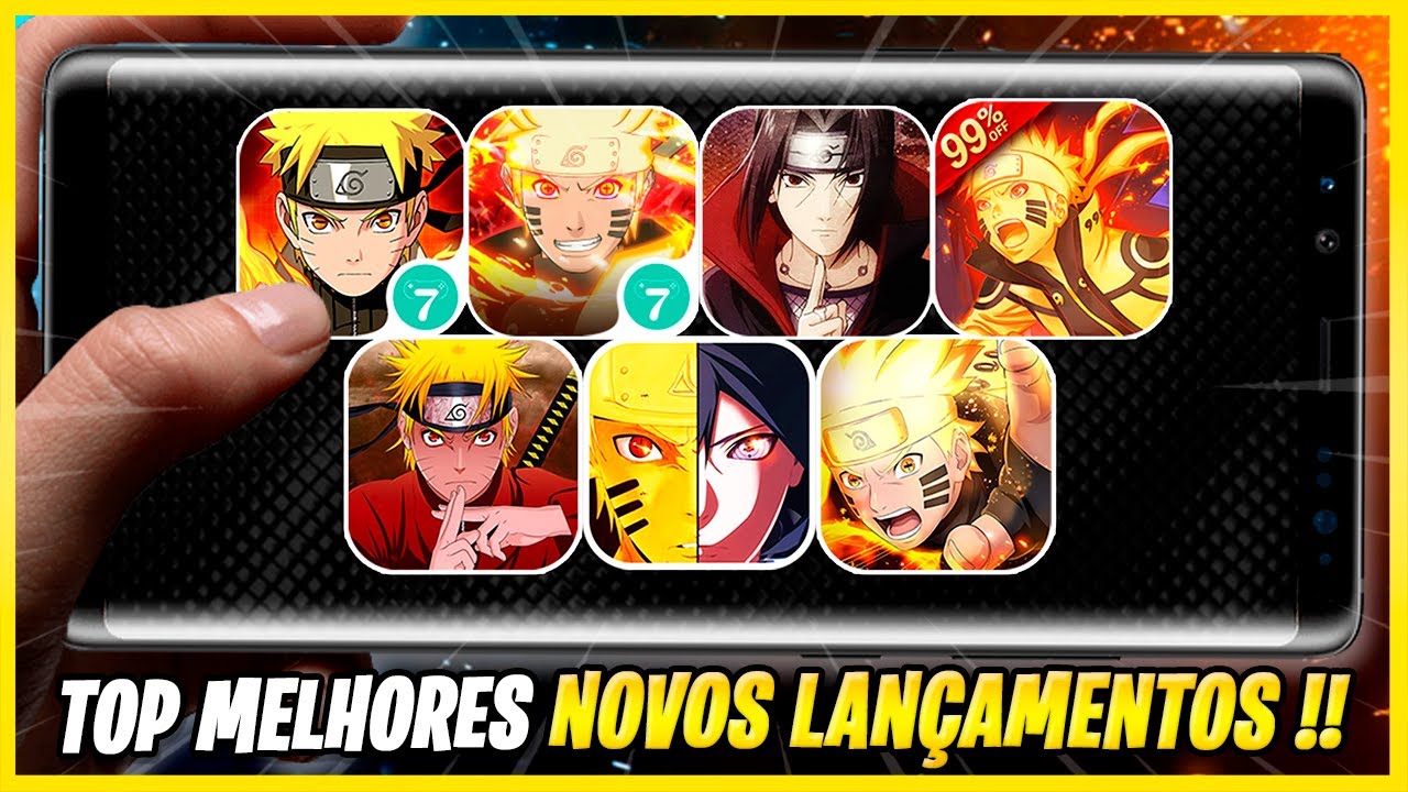TOP 7 MELHORES GAMES DE NARUTO MOBILE DA X7GAME! (2025)