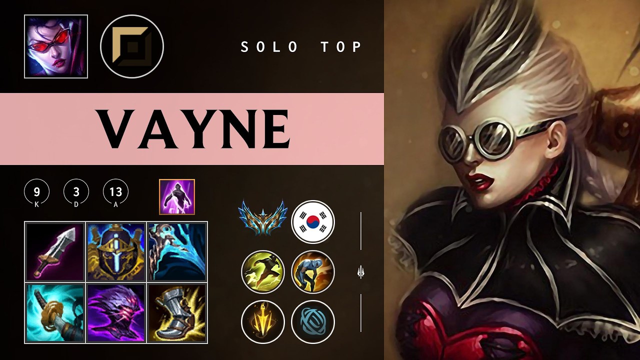 Vayne Top vs Zaahen - KR Challenger Patch 26.05
