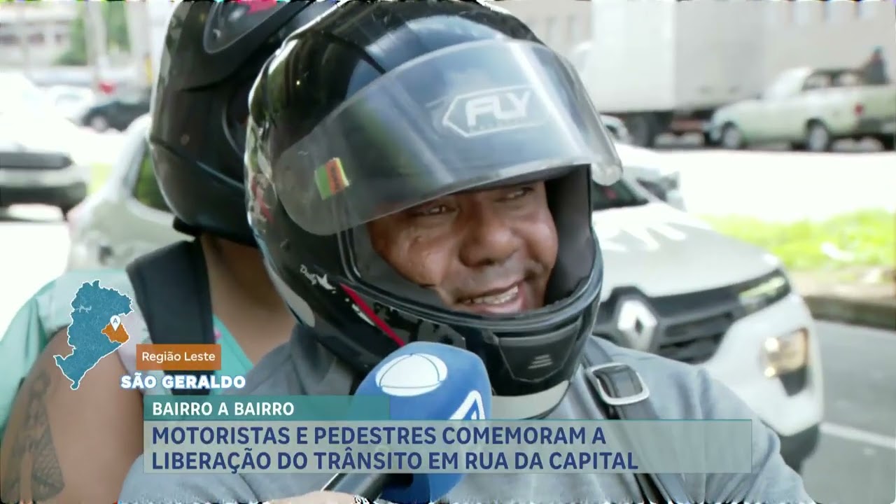 Bairro a Bairro: motoristas e pedestres comemoram liberação do trânsito em rua de BH