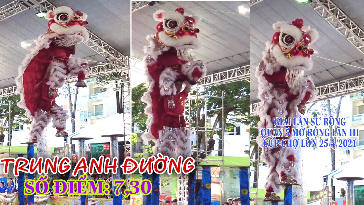 Trung Anh Đường/ Thi Mai Hoa Thung Số Điểm 7,30/ Giải Lân Sư Rồng Quận 5 Mở Rộng Lần III