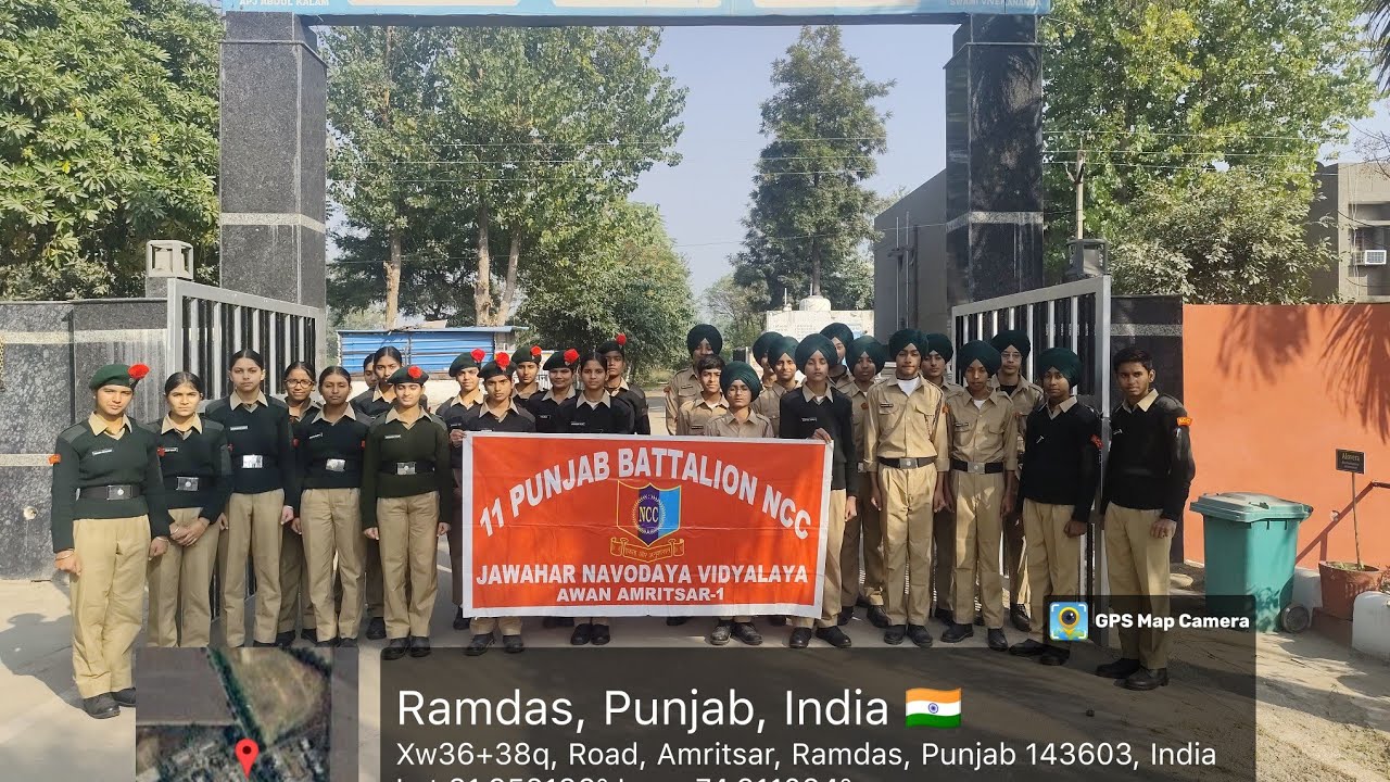 National Pollution Control day Celebration by NCC cadets of JNV AWAN AMRITSAR 1 