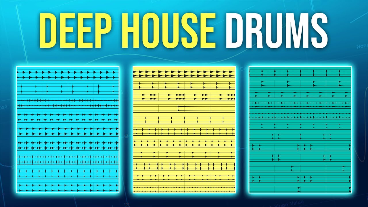 3 Types of Drum Patterns in Deep House