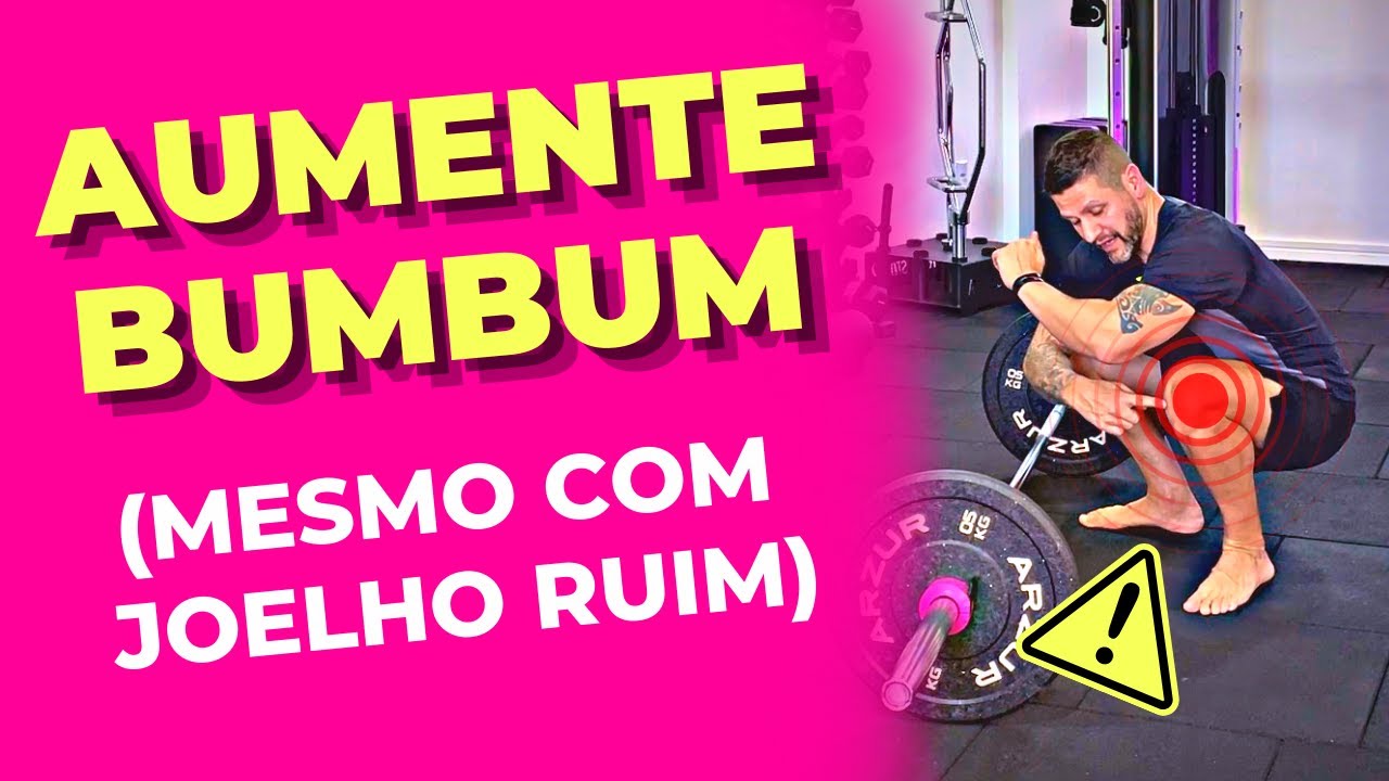 Como AUMENTAR BUMBUM com dor no joelho