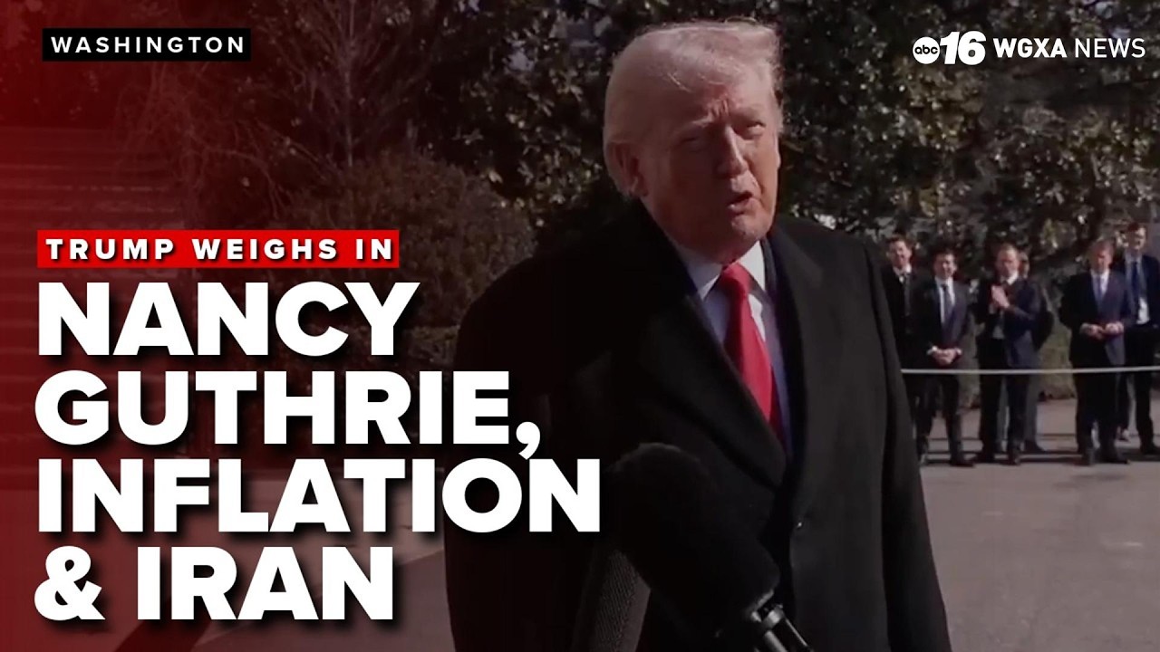 Trump says 'progress has been made' with FBI on NANCY GUTHRIE case