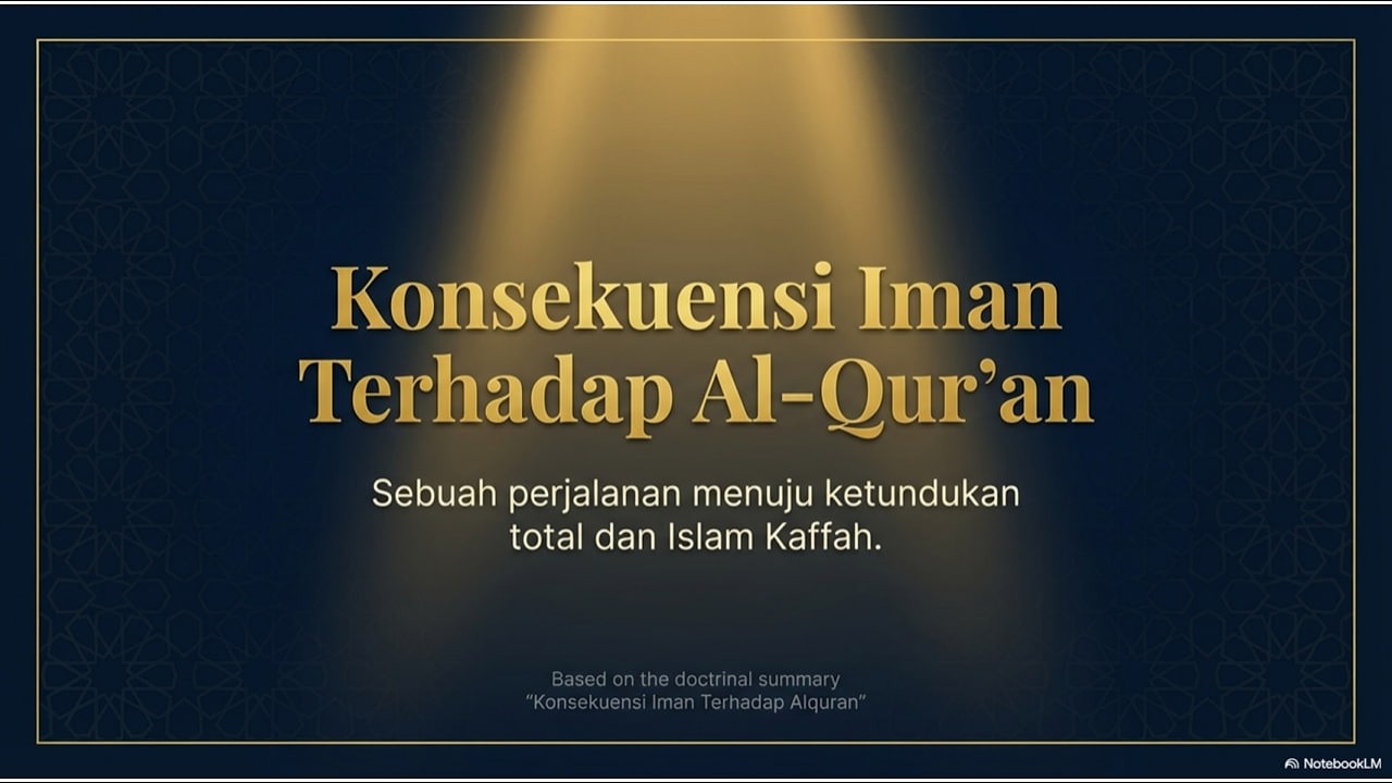 Konsekuensi Iman Terhadap Alquran - Dakwah Digital Indonesia
