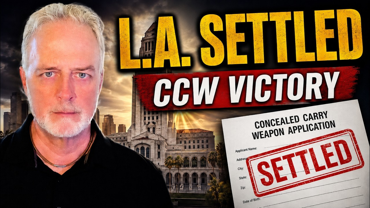 Крупная победа в деле о CCW: иск против LASD наконец урегулирован