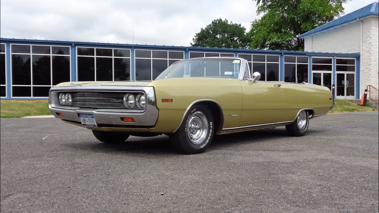 1970 Chrysler Newport Convertible in Gold & Engine Sound on My Car Story with Lou Costabile