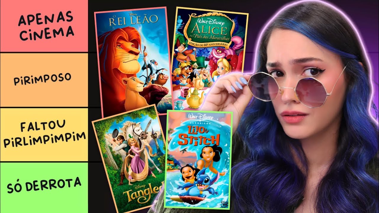MELHORES E PIORES ANIMAÇÕES DA DISNEY!!! 👀 - rankeando todos os filmes