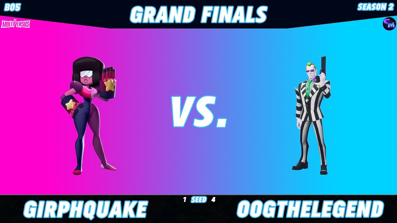 [S2] Multiversus Singles #1 - Grand Finals - Girphquake (Garnet) v OogTheLegend (Agent Smith)